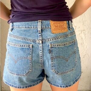Levi's Classic Blue Jean Shorts